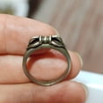 thumbnail image 5 of Tibetan Copper Ring Magic Weapon Style Fixed Size Spiritual Jewelry Traditional Symbolic Accessory for Men Women Non Adjustable, 5 of 5
