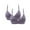 Purple, variant on Bigersell Padded Strappy Sports Bras 2pc V-Neck Wire-Free Bra Support Sports Bras High Support Large Bust Soft Bra Style R-49 Basic Bra Strap Nylon Full-Coverage Everyday Bras Underwear Purple XL