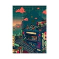 thumbnail image 3 of Figuras de anime japonesas Miniso, póster de Naruto Sasuke Kakashi Night, decoración de habitación, imagen artística, pintura de dibujos animados, decoración de pared vintage, 3 of 5