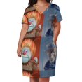 thumbnail image 3 of Miser Brothers-vestido de noche holgado con bolsillos para mujer traje de boda, 3 of 7