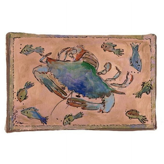 20.5 x 30 in. Crab Moisture Wicking Fabric Standard Pillow Case