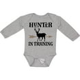 thumbnail image 3 of Inktastic Hunter in Training Hunting Boys Long Sleeve Baby Bodysuit, 3 of 5