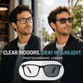 thumbnail image 5 of Genxenon Bluetooth AI Glasses,No-Subscription AI Translation,Free App Powered By ChatGPT,Real-Time Translation,AI Voice Assistant,Photochromic Sunglasses,Black Rectangle for Women, 5 of 9