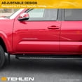 thumbnail image 5 of Stehlen 733469494782 6" OE Series With Polymer Stripes Design Aluminum Running Boards - Matte Black For Tacoma 2005-2022 Access ( Extended ) Cab, 5 of 7