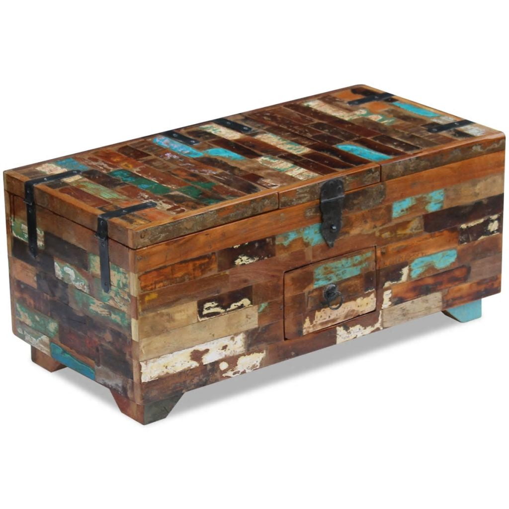 Lowestbest Reclaimed Wood Coffee Table Box Chest, Storage Organizer Trunk Indoor Stand Lowestbest Reclaimed Wood Coffee Table Box Chest, Storage Organizer Trunk Indoor Stand