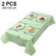 thumbnail image 1 of Mantel de PVC impermeable a prueba de aceite, resistente a las manchas, lavable, rectangular o cuadrado, para interiores y exteriores, 2 uds. Ormromra XWJ-A0095-2, 1 of 7
