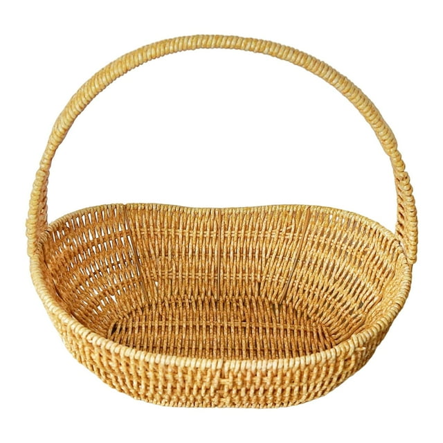 Cesta de picnic de material PP con asa, ligera, multifuncional, para la playa. M