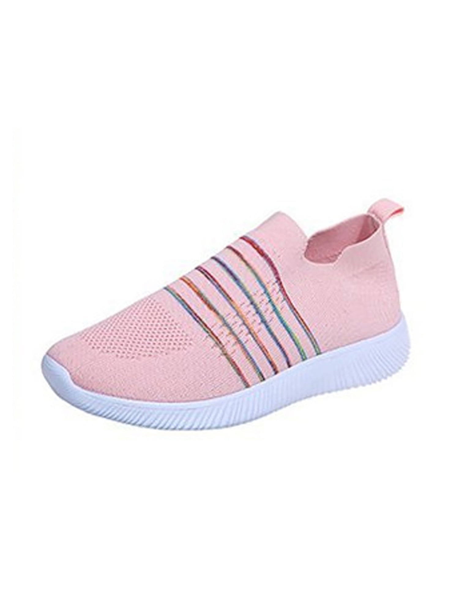 Avamo Womens Sock Trainers Ladies Sneakers Slip On Plimsole Pumps Shoes Walmart.com