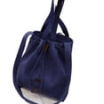 thumbnail image 2 of Women's Shoulder Bag With Drawstring Closure, Square Shape Simple Design Bag For Shopping Use, 2 of 6