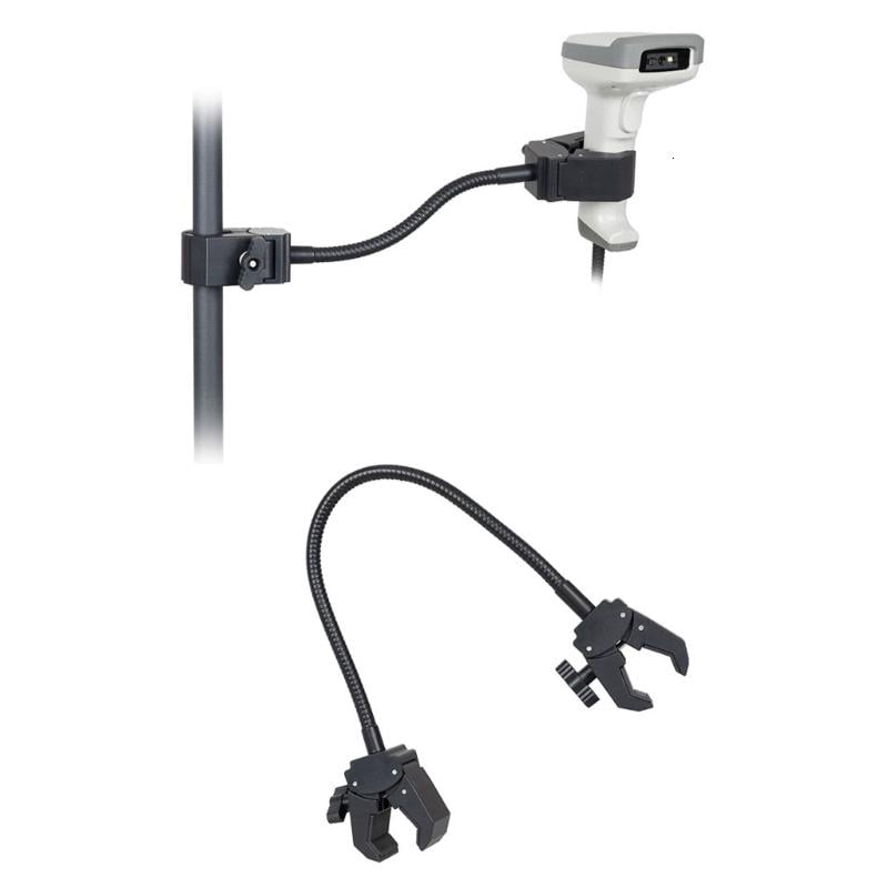 CEORPER Strong Metal Plastic Double Clamp Gooseneck Microphone Stand For Studio