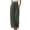 Gray, variant on Lovskoo 2024 Women's Cotton Linen Pants Casual Solid Pants Comfortable Elastic High Waist Wide Leg Casual Full Length Pants Green