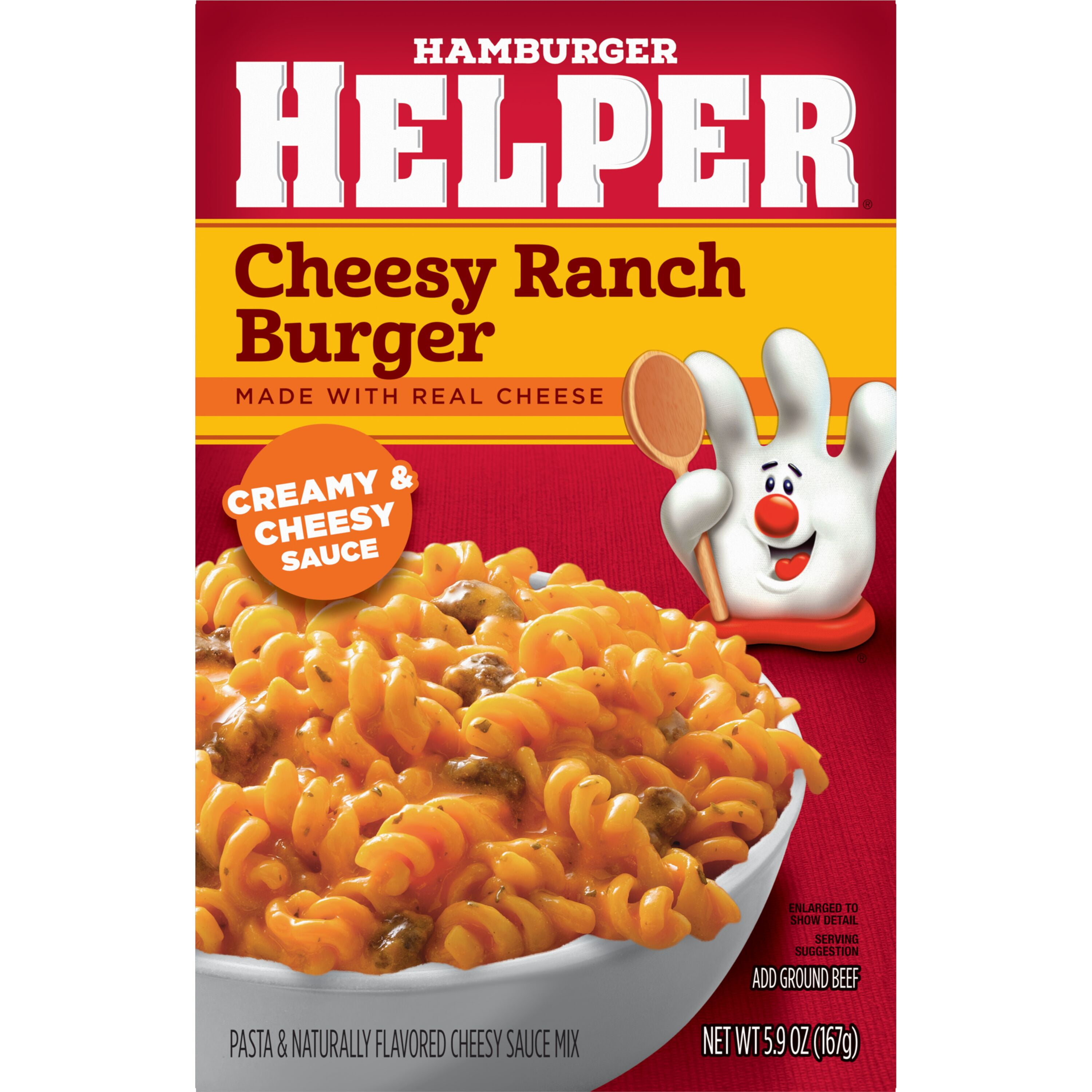 Hamburger Helper Pasta Cheesy Ranch Burger, oz