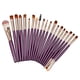 thumbnail image 1 of Kit de 20 brochas de maquillaje profesionales, juego de brochas de maquillaje de color morado, rosa y dorado, brocha para sombra de ojos, rímel, herramientas de belleza, 1 of 14