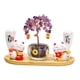 thumbnail image 1 of Figura de gato de la suerte, árbol del dinero, adorno de escritorio, decoración Feng Shui, Maneki Neko C, 1 of 8