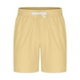 thumbnail image 3 of Mgmyaa Men's Casual Shorts Drawstring Elastic Waist Solid Sport Short Pants with Pockets, 3 of 5
