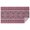 Brown Ethnic Pattern, variant on Brown Ethnic Stripe Pattern Rectangle Tablecloth 60"x84",Waterproof Polyester Rectangle Table Cloth, Wipeable Spillproof Polyester Tablecloth for Dining, Camping, Indoor and Outdoor