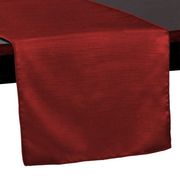 Ultimate Textile Reversible Shantung Satin - Majestic 14 x 54-Inch Table Runner