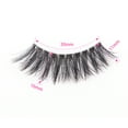 thumbnail image 5 of CALAILIS False Eyelashes 3D Faux Mink Eyelashes Natural False Eyelashes 100% Handmade Pairs CS504, 5 of 8