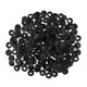 thumbnail image 1 of Tapas decorativas redondas de 12 mm para tuercas de muebles de plástico (paquete de 10) Negro, 1 of 7