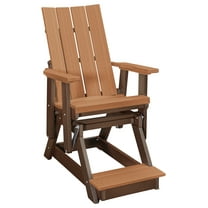 American Furniture Classics Model 416CTB Brandon Balcony Glider in Cedar on a Tudor Brown Base