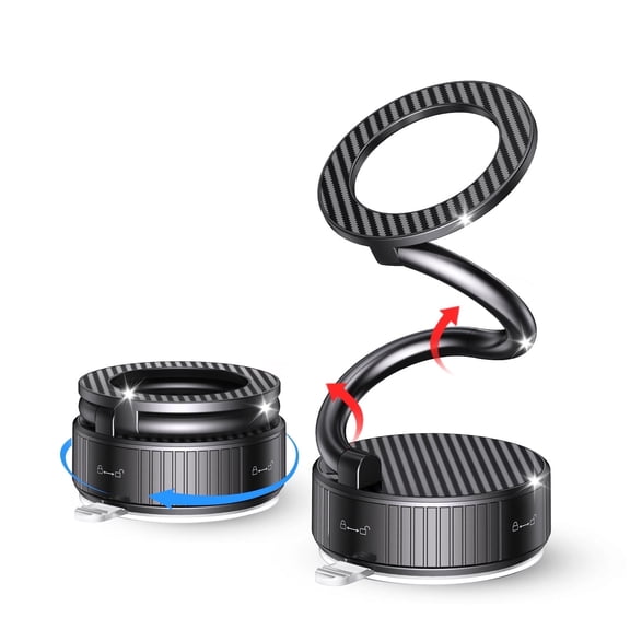 BENTOBEN Strong Magnetic for Mag-Safe Airplane Phone Holder, Multi Directional Rotation Accessories Essentials Universal Airplane Accessories Handsfree Portable Magnetic Phone Holder