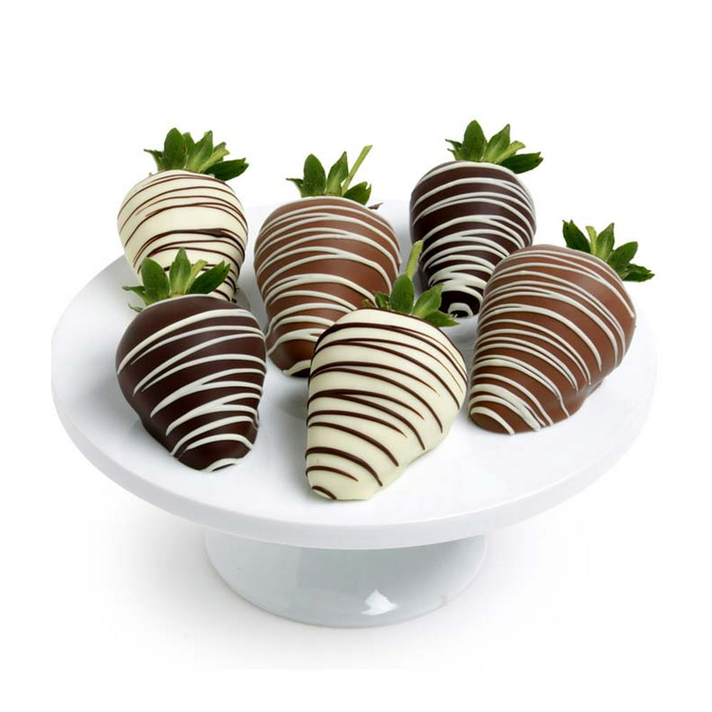 Double Dipped Chocolate Covered Strawberries 6 pieces