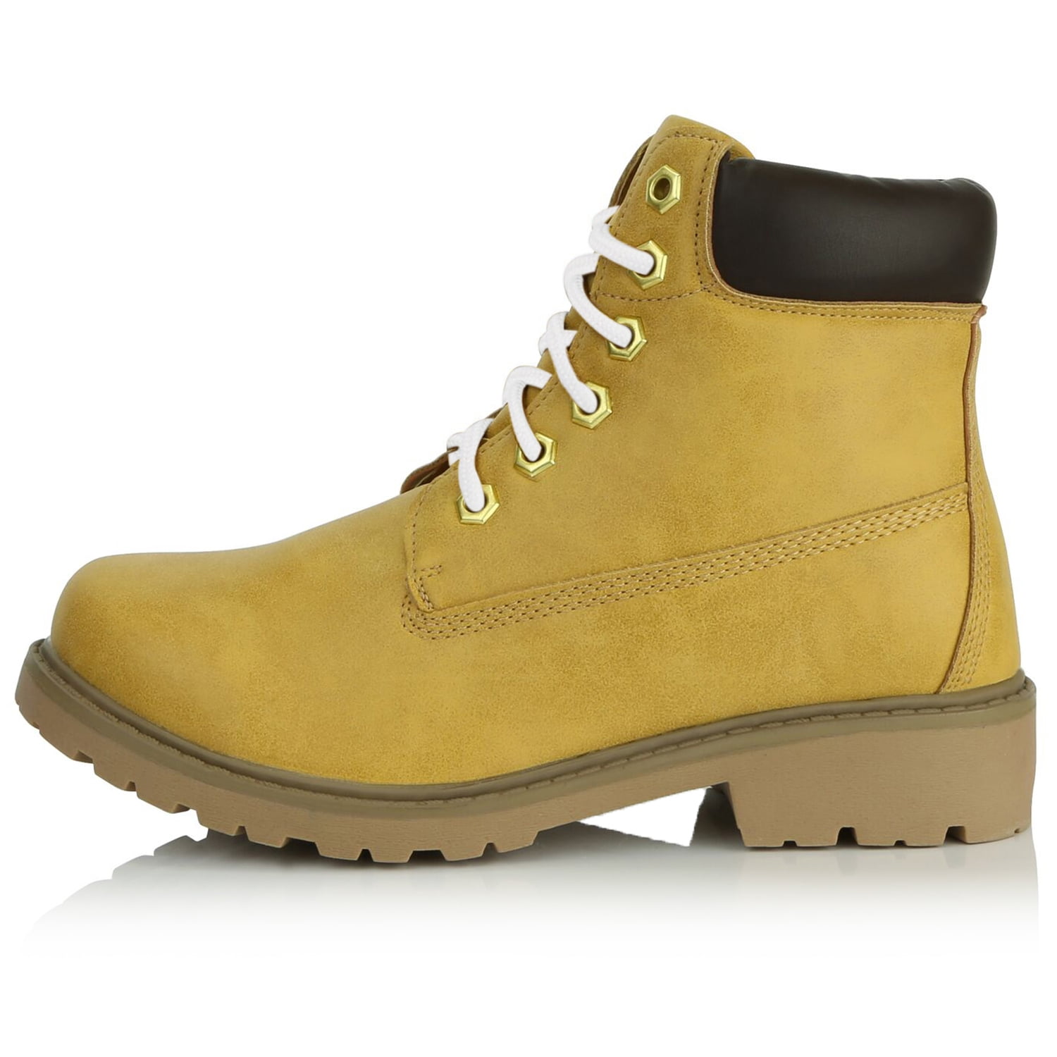 womens lace up boots tan