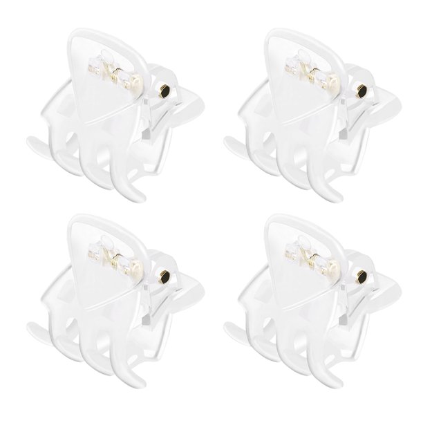 Lurrose 24 PCS Mini Plaza de mandíbula Neña Octopus Clip Clip Clips de Pelo de Pelo Plástico Pinzas Pinzas Pinzas Plastic Headwear Accesorios para el cabello para niñas y mujeres