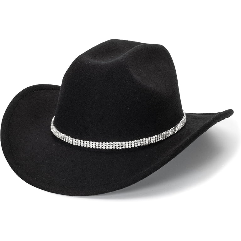 3349 Western Cowboy Hat For Men Women Classic Fedora With Buckle Western Cowboy Hat for Men Women Classic Fedora Hat with  main image 2