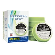 Dry & Store DryCaddy Disc - 6 Pack Replacement Desiccant Refill Disc for DryCaddy Hearing Devices Dehumidifier
