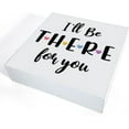thumbnail image 3 of Zomyto 5x5 In Friend Sign Friendship Quote Wooden Box Sign I'll Be There for You Desk Decorative Wooden Sign, 3 of 7
