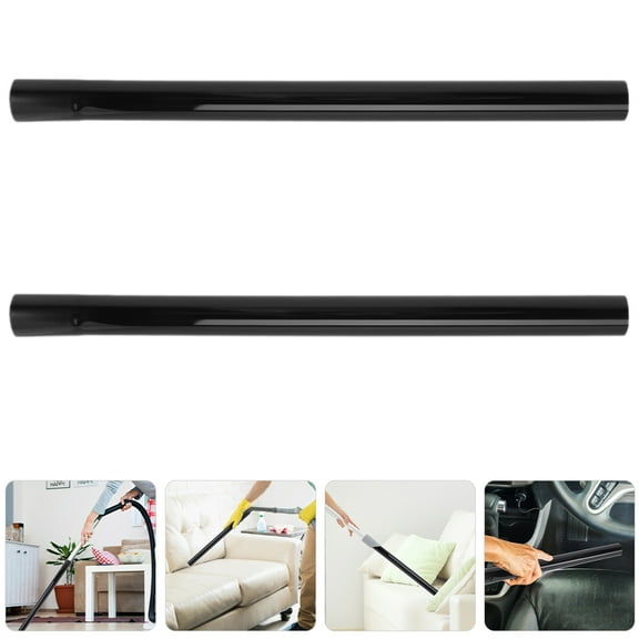 Masteelf 2 Pcs Machine Vacuum Cleaner Extension Tube 45.00X3.00X3.00CM Black