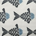 thumbnail image 2 of Simply Daisy 14" x 20" Fish Tales Nautical Decorative Indoor Pillow, 2 of 3