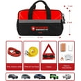 thumbnail image 4 of Kitgo Car Emergency Kit, Premium Roadside Rescue Essentials, Ideal Car Road Safety Kit for Trucks, RVs, etc. (Red), 4 of 8