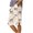 White①, variant on Dvprdro Womens Cotton Shorts Floral Side Slit Detail Elastic Waist with Pockets Summer Shorts