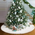 thumbnail image 1 of Falda de árbol de Navidad Redondo Blanco Cubierta de árbol de Navidad Cubierta de árbol de Navidad Soporte de árbol de Navidad Alfombra Manta Decoración de árbol de Navidad 78 cm Sailing Electrónica, 1 of 5