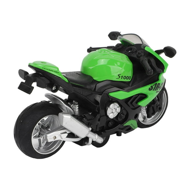 Tire Hacia Atrás Motocicleta Juguete Niños Efectos De Sonido Alta Simulación