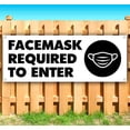 thumbnail image 2 of Facemask Required 13 oz Vinyl Banner With Metal Grommets, 2 of 5