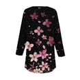 thumbnail image 5 of Women Fashion Tops Blouse Womens V Neck T Shirts Loose Fit Generic Womens Tops Hide Belly, 5 of 5