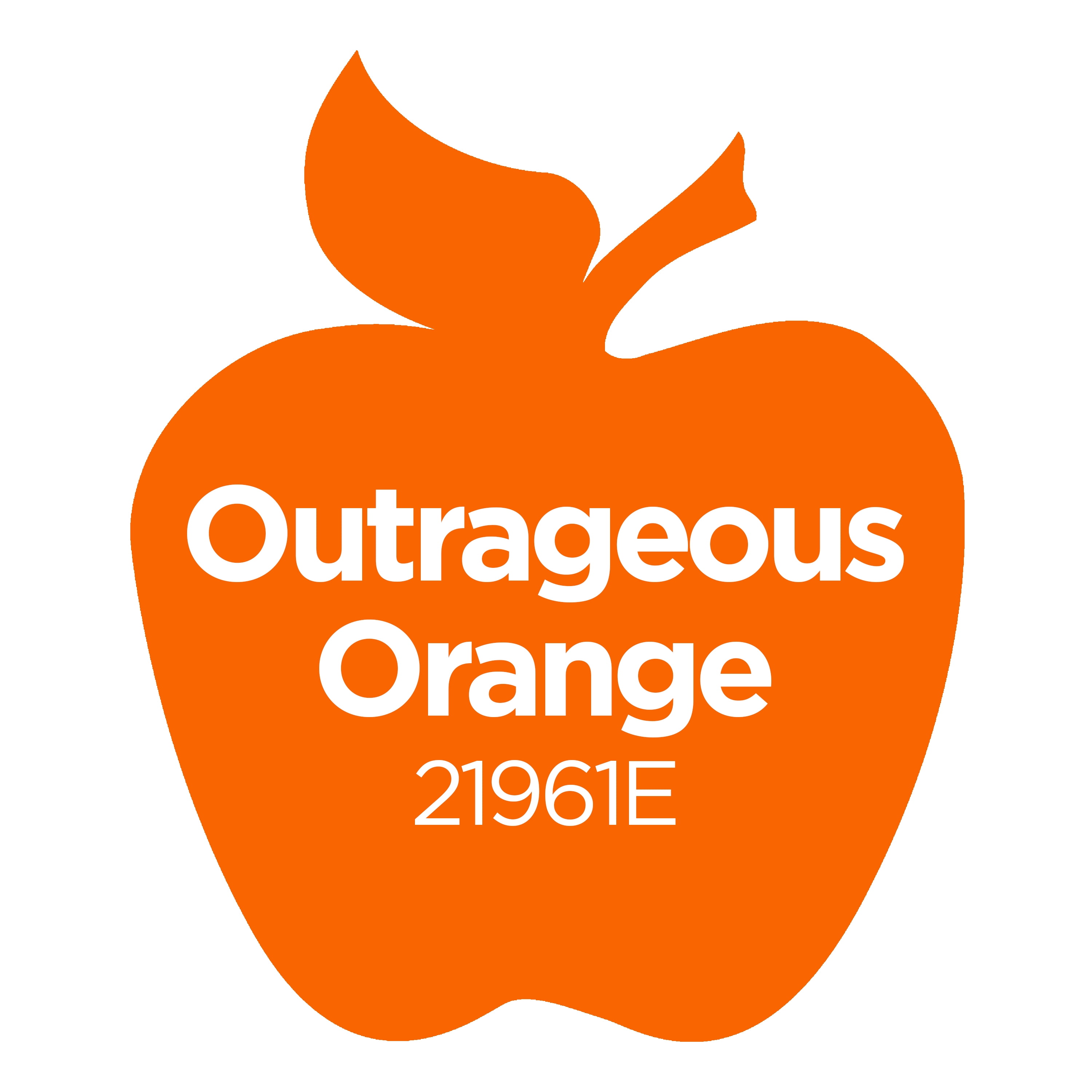 (4 pack) Apple Barrel Multi Surface Craft Paint, Satin Finish, Outrageous Orange, 2 fl oz