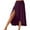 Dark Purple, variant on Women's Solid Color High Waist Slit Midi Skirt, Elegant Bodycon Maxi Skirt, Slim Fit Casual Skirt with Side Split,Black,XL