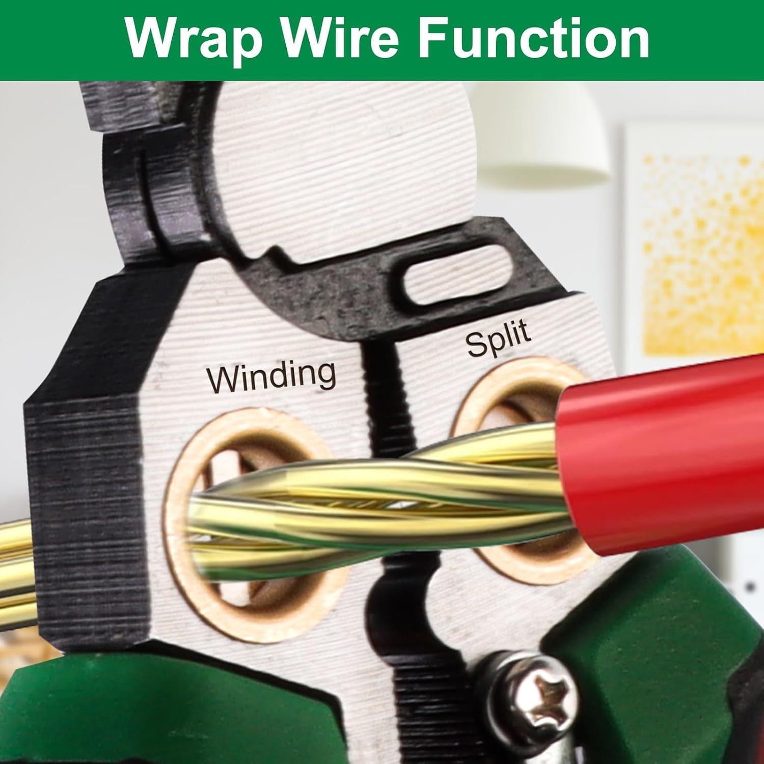 2026 Upgraded 8 in 1 Wire Stripper with Voltage Tester,Multifunctional Heavy Duty Wire Stripping Pliers,Professional Wire Stripper Electrical Pliers for Cutting Pulling Scraping and Pressing