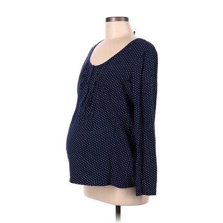 

Pre-Owned Oh Baby By Motherhood Women s Size M Maternity Long Sleeve Henley