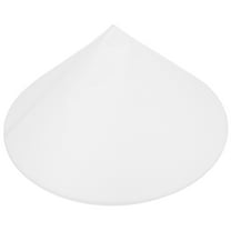 EXHUMKY White Cloth Umbrella Shape Lamp Shade Cover for Desk Table Lamp Indoor Use