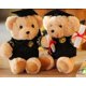 thumbnail image 5 of ours En Peluche Avec Lunettes-25 Cm, ​​Diplme Et Chapeau De Docteur - Peluche Pour La Remise Des Diplmes, Le Lyce Ou L'universit, 5 of 5