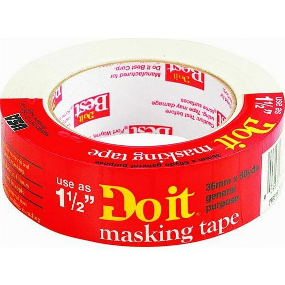 Do it Best 1.41 In. x 60 Yd. General-Purpose Masking Tape 81456