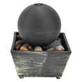thumbnail image 5 of 3V USB Indoor Tabletop Ball Fountain with LED Light and Stone Desktop Fountain for Home Office Decorstyle1028, 5 of 5