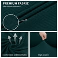 thumbnail image 2 of JIATER 1-Piece Armchair Sofa Cover Stretch Couch Cover Washable Sofa Slipcover Non-Slip Furniture Protector,Dark Green, 2 of 8