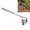 iron, variant on Garden Hoe for Weeding, Heavy Duty Hollow Hoe with Wooden Handle, Handheld Weeding Rake for Farm & Home Gardening, Loosening Soil & Planting Vegetables