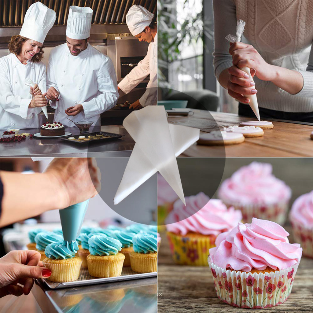 Ceiken Tipless Piping Bags AntiBurst Icing Disposable Decorating Bags